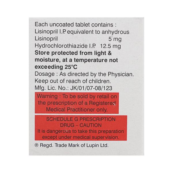 Lipril H Tablet 15'S