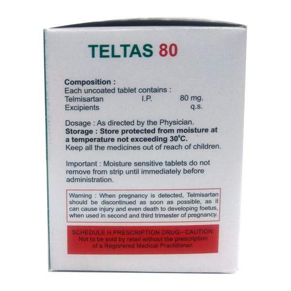 TELTAS 80 Tablet 15's