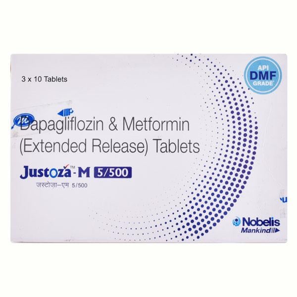 JUSTOZA M 5/500 Tablet 10's