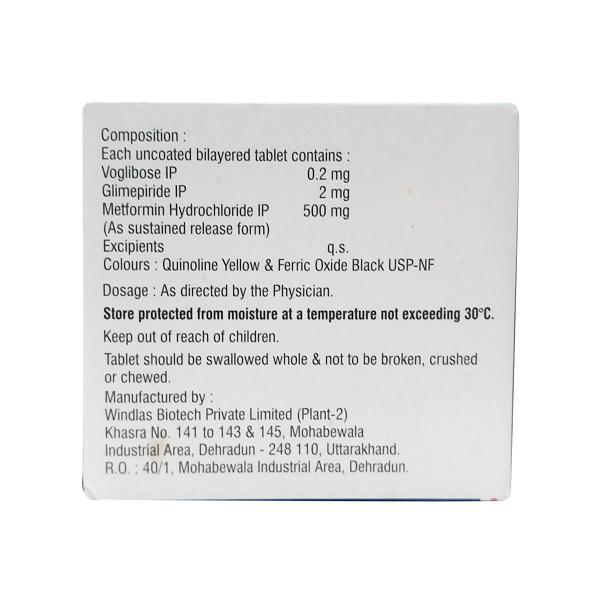 Zuvog Trio 2mg Tablet 10'S