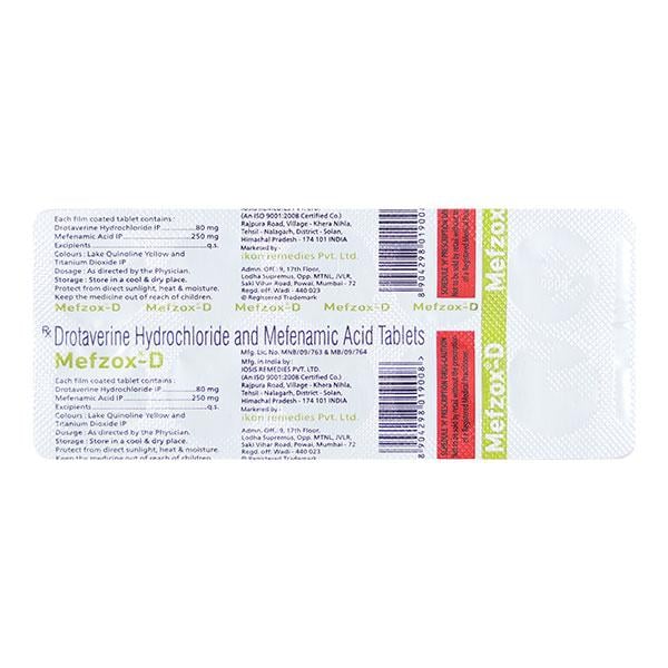 MEFZOX D Tablet 10's