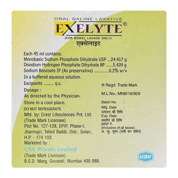 Exelyte Liquid 2X45ml