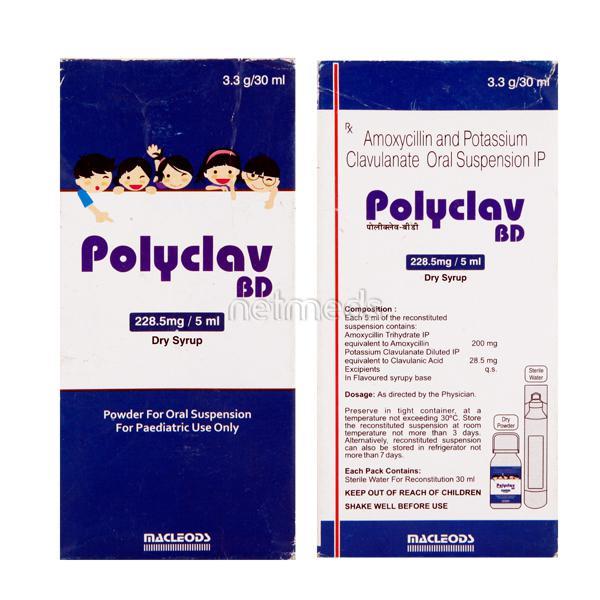 Polyclav BD Dry Syrup 30ml