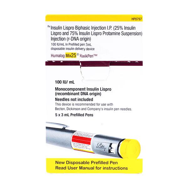 Humalog Mix25 Kwikpen Pen(Prefilled) Injection 1X3ml