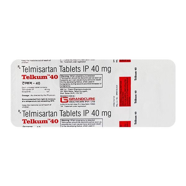 TELKUM 40 Tablet 10's