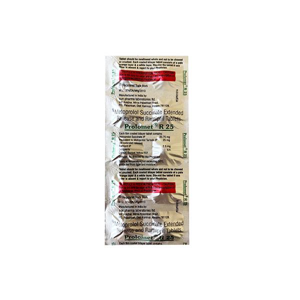 Prolomet R 25mg Tablet 10'S