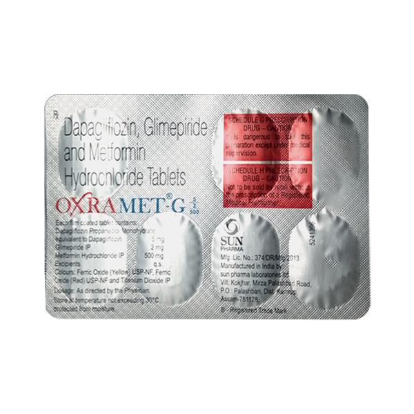 OXRAMET G 5/2/500 Tablet 7's
