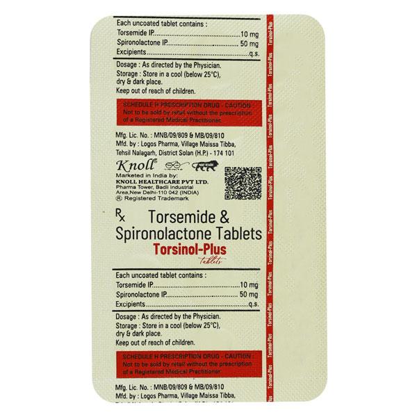 TORSINOL PLUS Tablet 15's