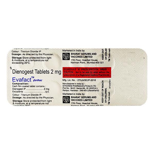 Evafact 2mg Tablet 10'S