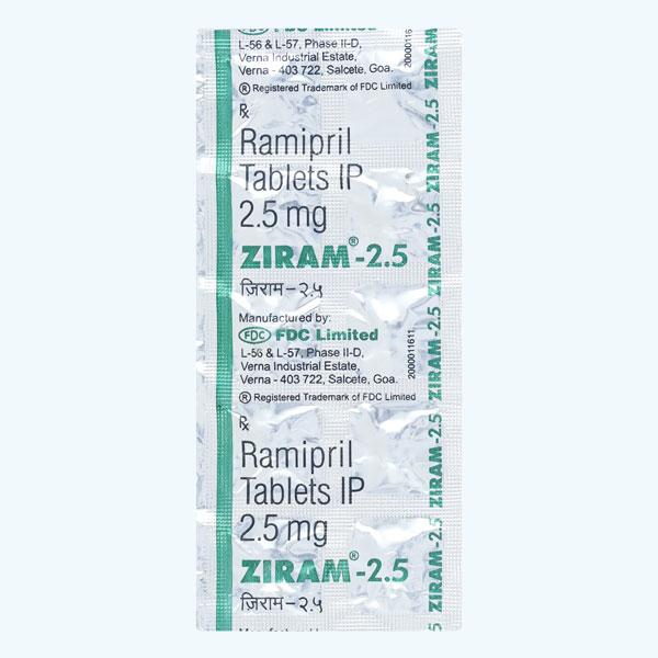 Ziram 2.5mg Tablet 10'S