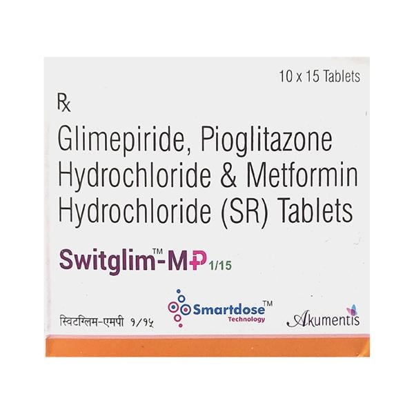 SWITGLIM MP 1/15 Tablet 15's