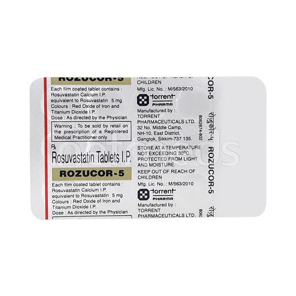 Rozucor 5mg Tablet 15'S