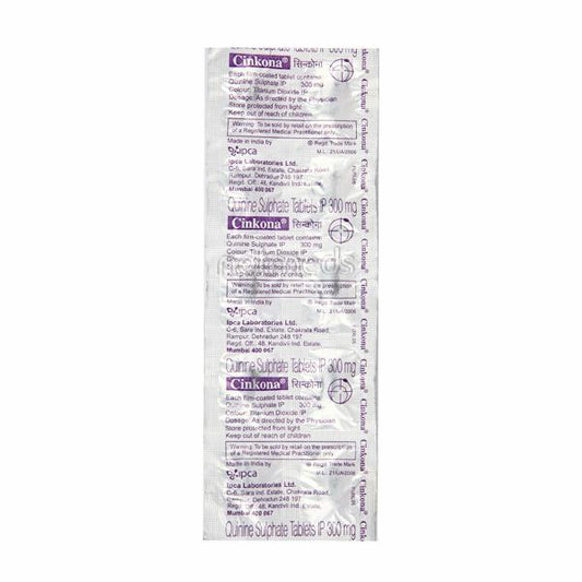 Cinkona 300mg Tablet 10'S