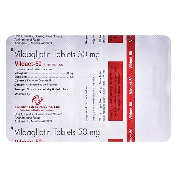 VILDACT 50mg Tablet 15's