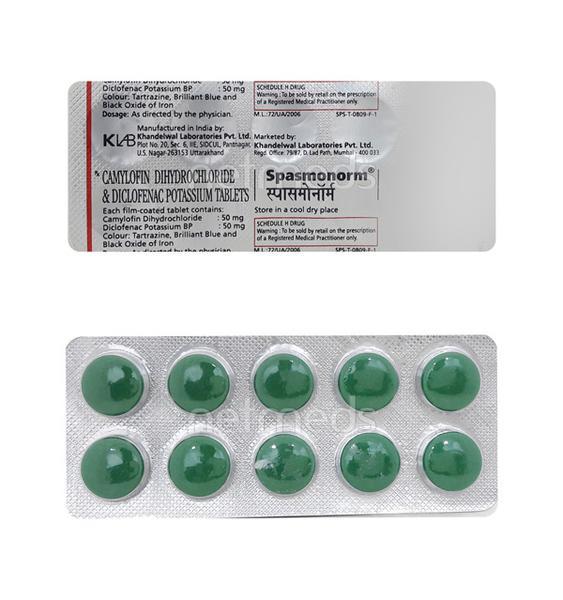 Spasmonorm Tablet 10'S