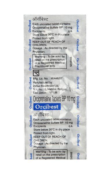Orcibest 10mg Tablet 10'S