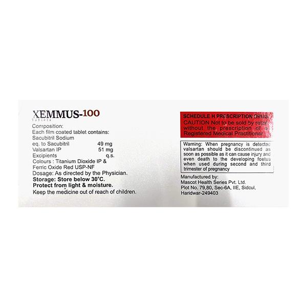 XEMMUS 100 Tablet 14's