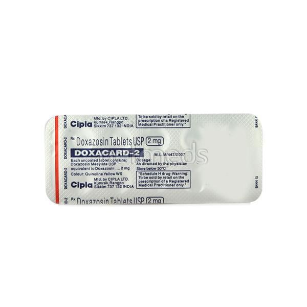 Doxacard 2mg Tablet 10'S