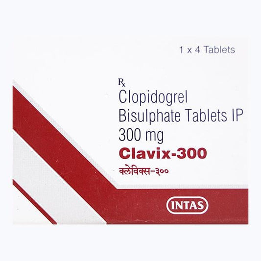 Clavix 300mg Tablet 4'S