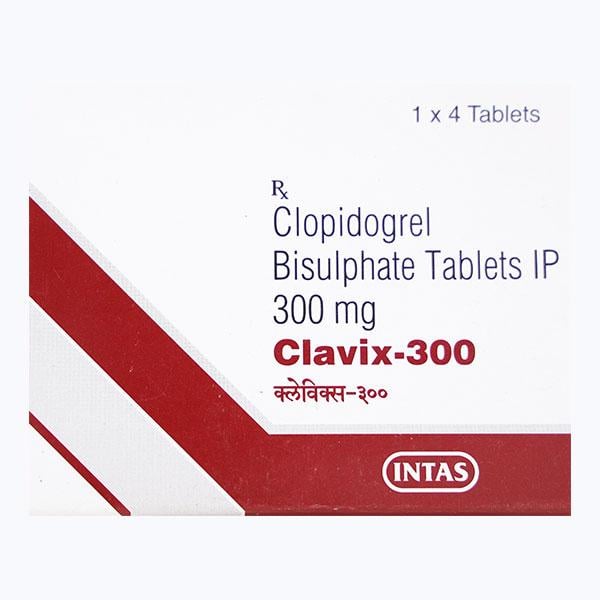 Clavix 300mg Tablet 4'S