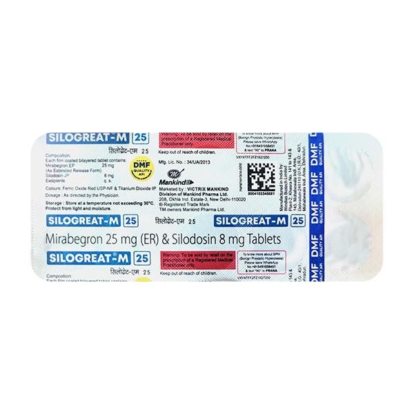 SILOGREAT M 25 Tablet 10's