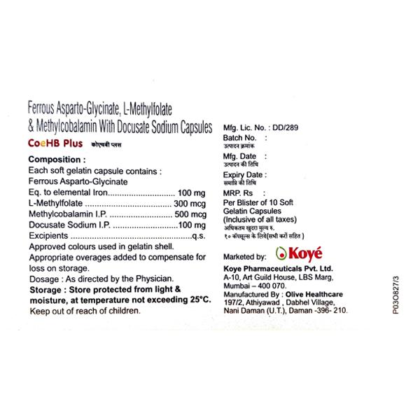 Coehb Plus Capsule 10'S