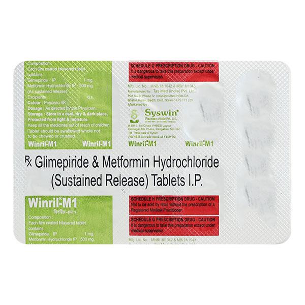 WINRIL 1mg Tablet 10's