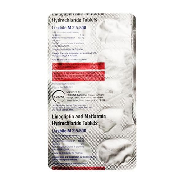 LINABITE M 2.5/500 Tablet 10's