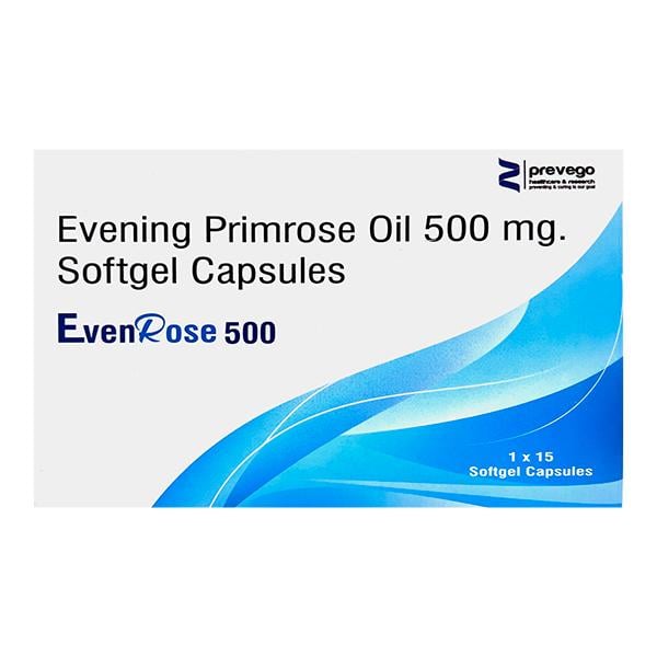 EVENROSE 500 Softgel Capsule 10's