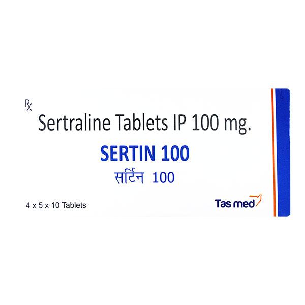 SERTIN 100MG TABLET 10'S