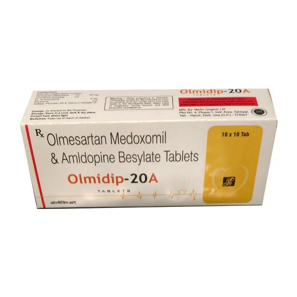 OLMIDIP 20 A Tablet 10's