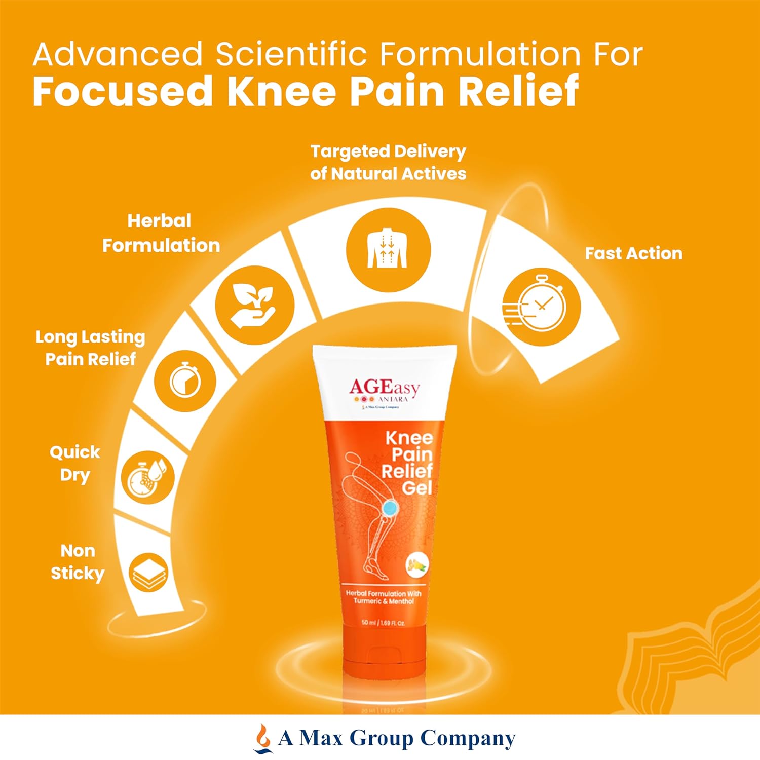 AGEasy Pain Relief Gel (Pack 2)