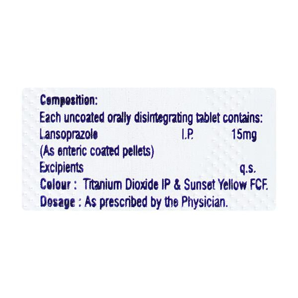 LGERD JUNIOR DELICIOUS ORANGE FLAVOUR Orally Disintegrating Tablet 10's