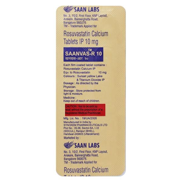 SAANVAS R 10mg Tablet 10's