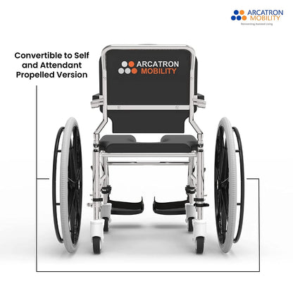 Prime SSS100 | Self Propelled Shower Commode Wheelchair