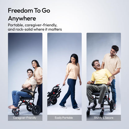 Frido Foldable Travel Wheelchair
