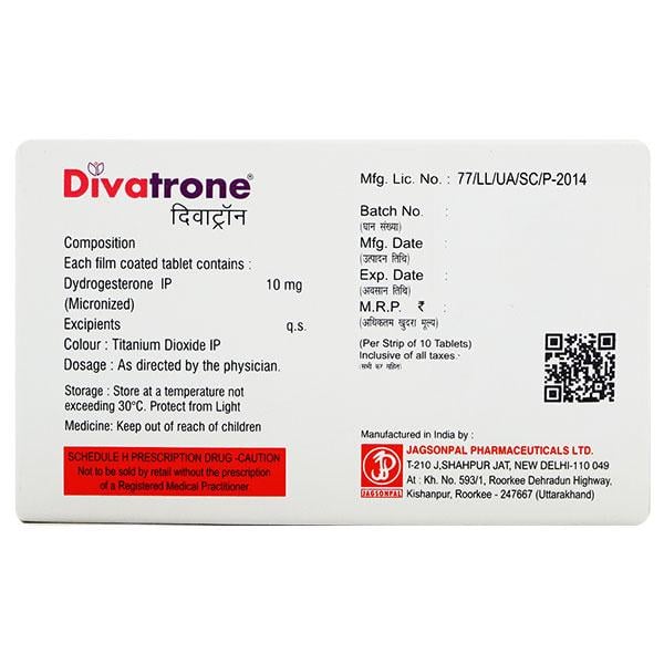 DIVATRONE Tablet 10's