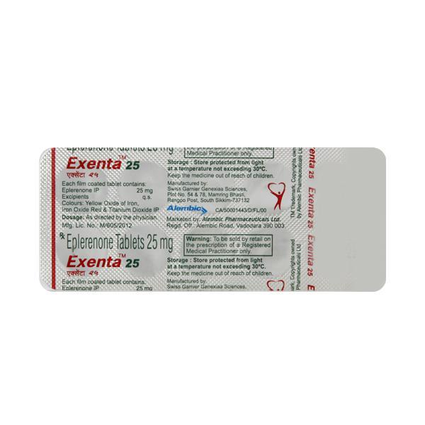Exenta 25mg Tablet 10'S