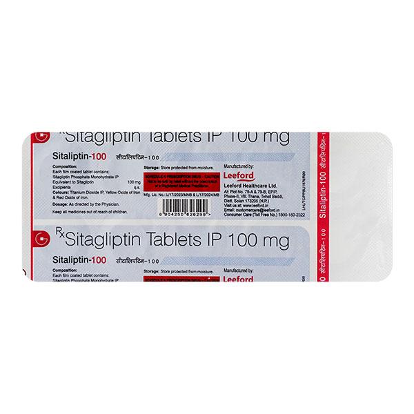 SITALIPTIN 100 Tablet 10's