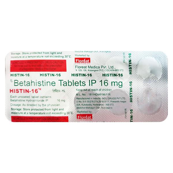 HISTIN 16 Tablet 10's