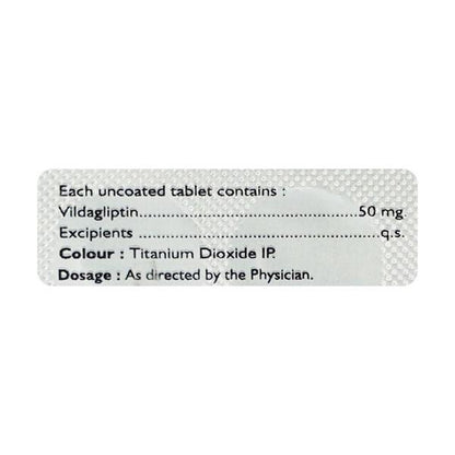 VILDAZEX 50 Tablet 14's