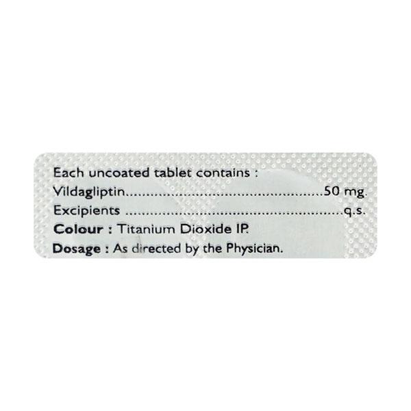VILDAZEX 50 Tablet 14's
