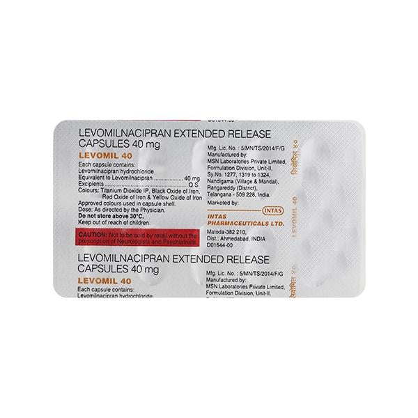 LEVOMIL 40 Capsule 10's