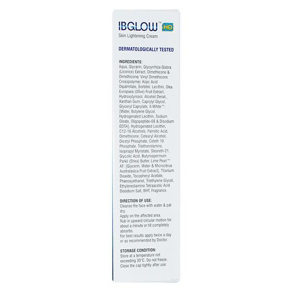 IBGLOW HD SKIN LIGHTENING Cream 15gm