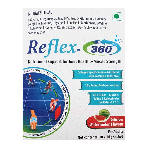 REFLEX 360 DELICIOUS WATERMELON FLAVOUR Sachet 14g