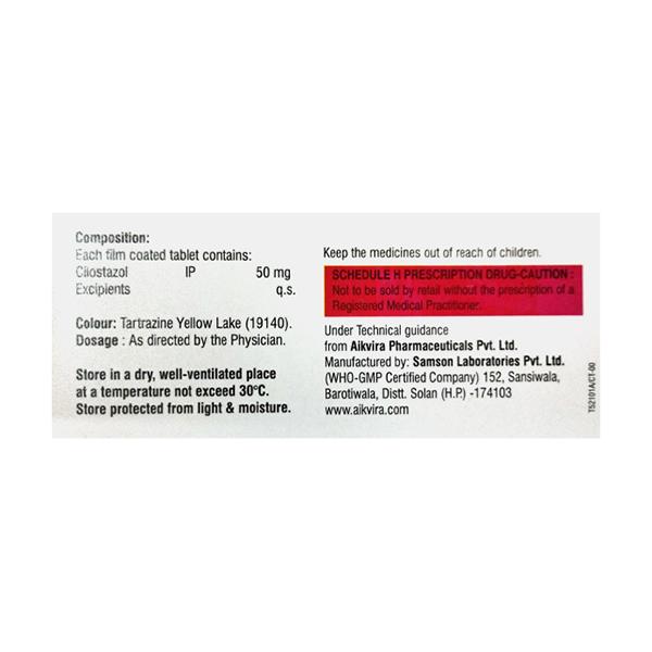 CILOWALK 50mg Tablet 10's