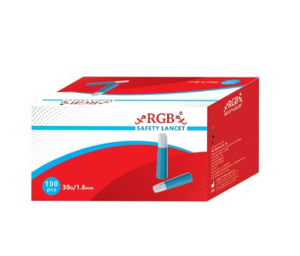 RGB Sterile Safety Blood Lancet