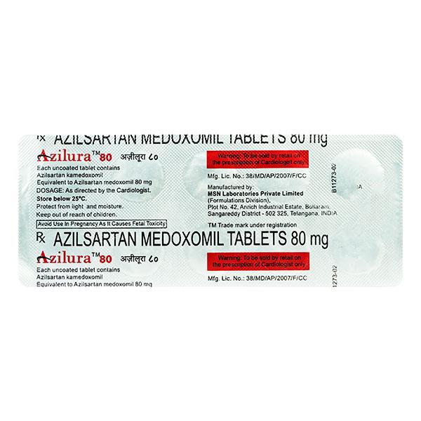 Azilura 80mg Tablet 10'S