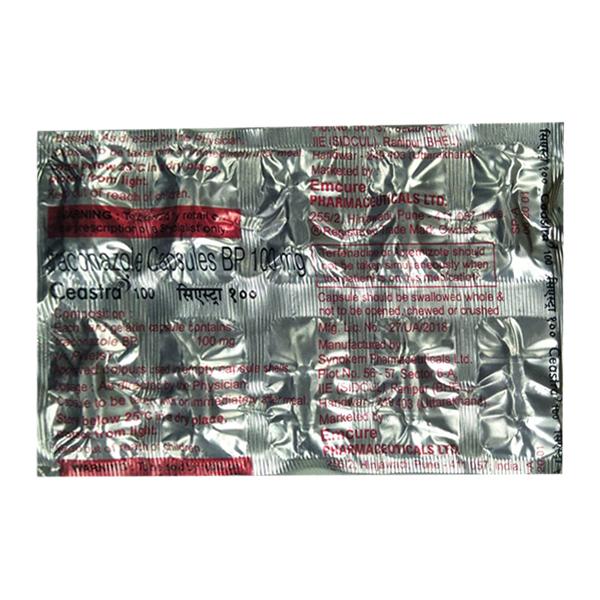 CEASTRA 100mg Capsule 10's
