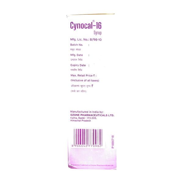 CYNOCAL 16 Syrup 200ml